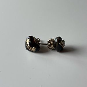 Juicy Couture Black Heart Earrings